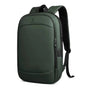 Sac à dos pour ordinateur 17 pouces BackGuard en vert foncé étanche avec ports USB