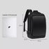 Sac à dos pour ordinateur portable homme noir avec dimensions et compatibilité pour laptop