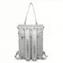 Sac à dos léger pour PC 15,6 pouces avec sac convertible gris clair et bandoulière ajustable