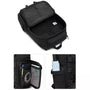 Sac à dos pratique noir avec plusieurs compartiments et poches pour une organisation optimale
