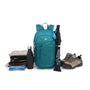 Sac à dos randonnée 20l teal avec plusieurs compartiments pour trekking et outdoor