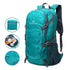 Sac à dos randonnée étanche vert teal pliable et imperméable pour outdoor