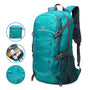 Sac à dos randonnée étanche vert teal pliable et imperméable pour outdoor