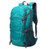 Sac à dos randonnée étanche teal avec plusieurs compartiments et bretelles ajustables