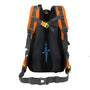 Sac à dos randonnée femme 40l orange et noir avec système air free et bretelles ajustables