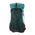 Sac à dos randonnée femme ultra léger vert et noir avec poche extérieure en mesh