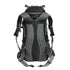 Sac à dos randonnée homme 50l noir et gris avec bretelles rembourrées et panneau dorsal