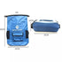 Sac à dos randonnée imperméable bleu avec capacité et dimensions pour voyage outdoor