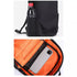 Sac à dos rentrée noir avec poche pour bouteille d’eau et porte-telephone intérieur