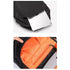 Sac à dos rentrée noir avec doublure orange et compartiments pour tablette