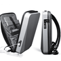 Sac à dos rigide anti-choc Atom avec coque rigide, port USB et serrure anti-vol