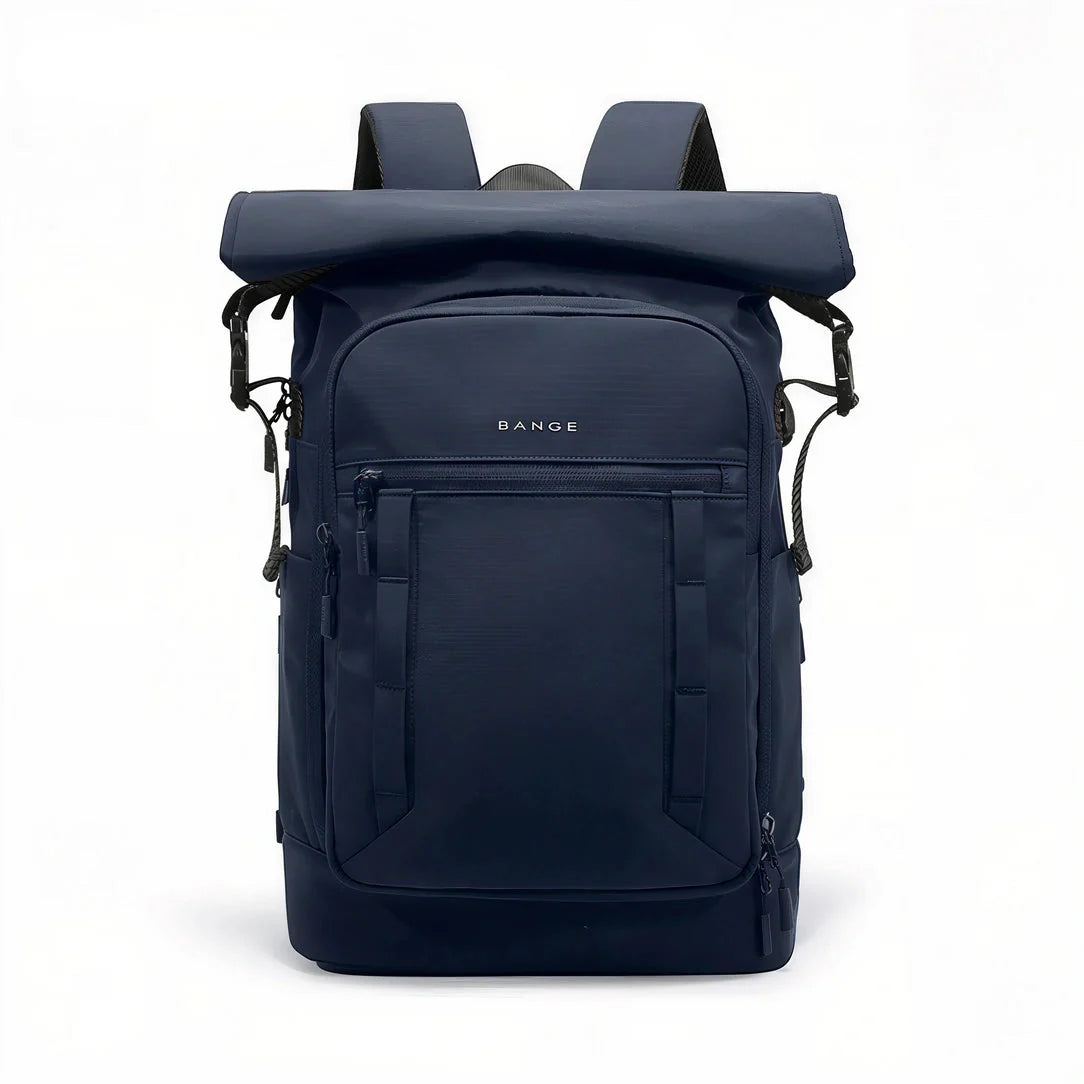 Sac à dos roll-top bleu marine 21L BG Tech X, tissu durable