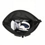 Sac à dos roll top de voyage RZTX noir avec électronique et vêtements à l’intérieur