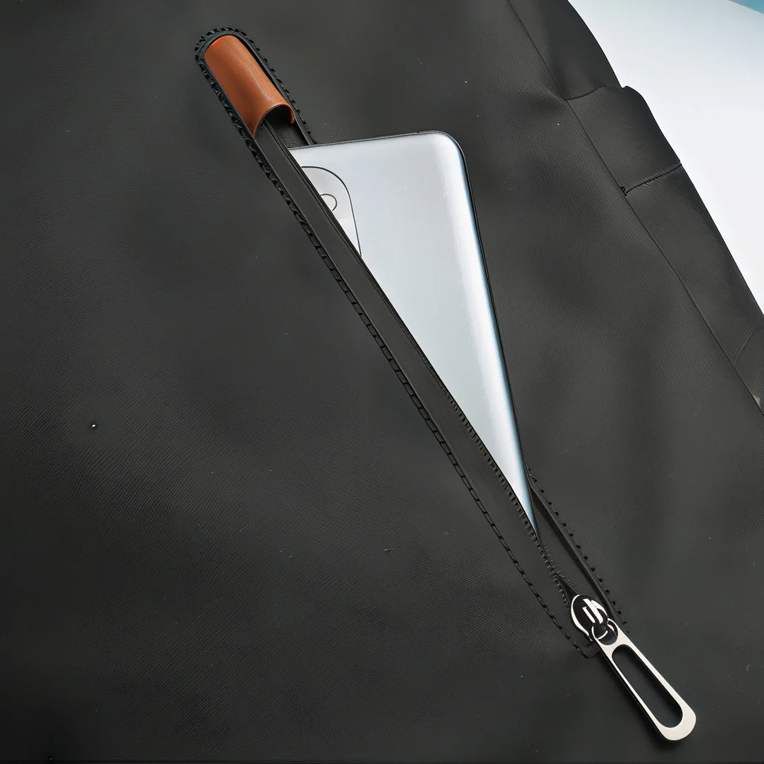 Sac à dos roll top noir pc 15,6 pouces