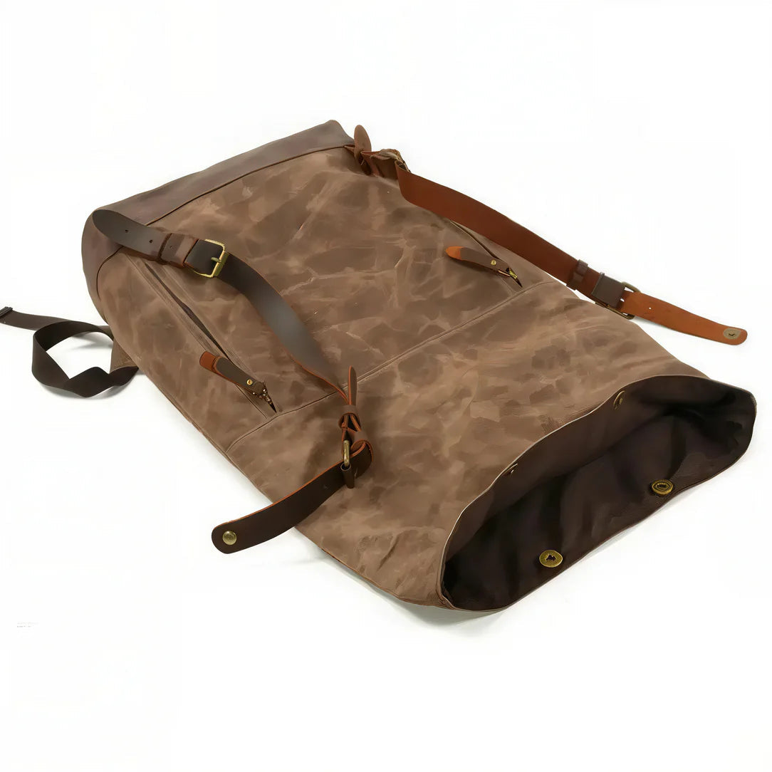 Sac à dos roll top rétro - Rustic