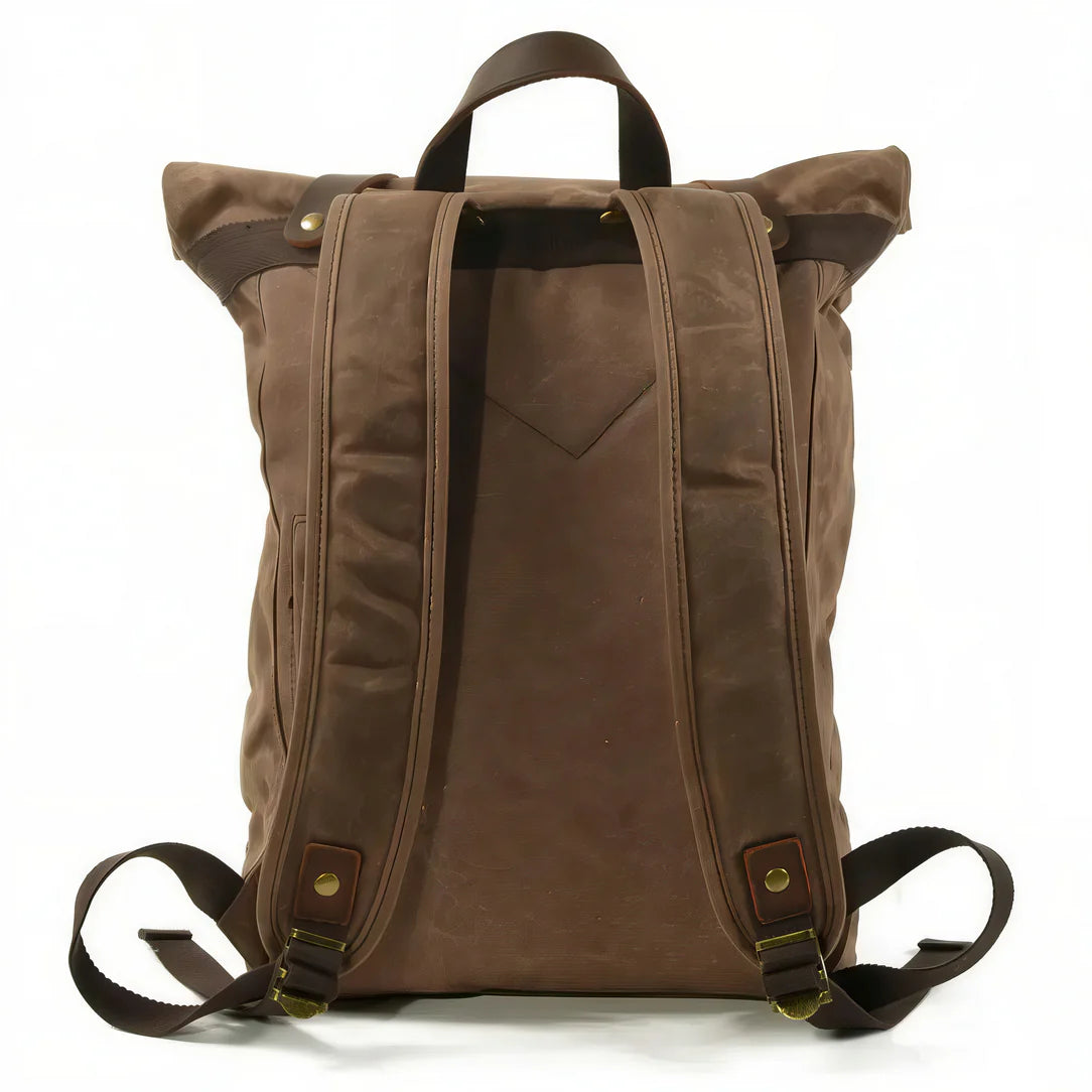 Sac à dos roll top rétro - Rustic