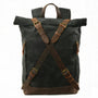 Sac à dos roll top rétro - Rustic