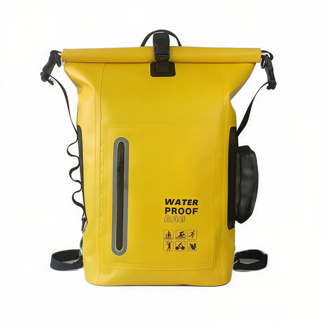 Sac à dos roll top waterproof - IPX6 3 Jaune sac imperméable