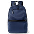 Sac à dos scolaire collège navy bleu avec plusieurs compartiments zippés et bretelles noires