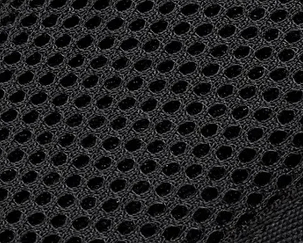 Tissu en mesh noir avec tissage à motif pour Sac à dos solide