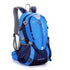 Sac à dos sport léger 25L bleu et bleu foncé avec bretelles ajustables et plusieurs compartiments