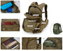 Sac à dos tactique militaire 35L 600D avec multiples compartiments pour un rangement organisé