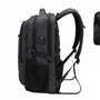 Sac à dos télétravail FlexWork avec bretelles rembourrées, poches latérales et port USB externe