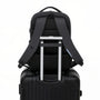 Sac à dos télétravail FlexWork noir avec sangle de bagage pour ordinateur portable