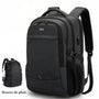 Sac à dos télétravail FlexWork noir avec port de charge USB et couverture pluie