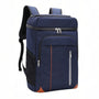 Sac à dos thermique de picnic grand format 28L, navy blue avec compartiments et zippers en argent