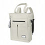 Sac à dos Tigernu Campus gris clair avec accents noirs et poche frontale