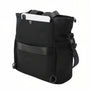 Sac à dos Tigernu Eclipse en toile noire avec bandoulière ajustable et poche frontale