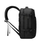 Sac à dos urbain 16 pouces Phobos noir avec bretelles rembourrées et boucles de compression