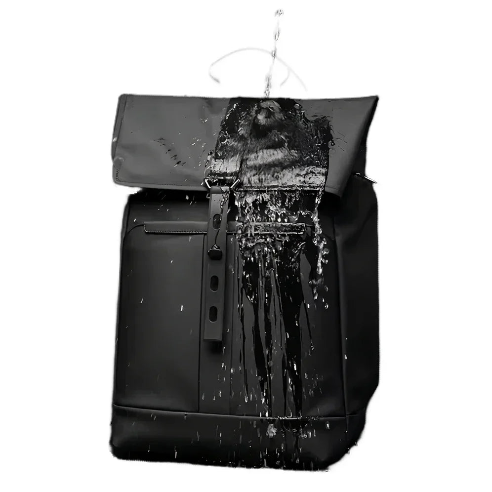 Sac à dos urbain pour ordinateur 15 pouces Andromède avec waterproof noir et roulettes