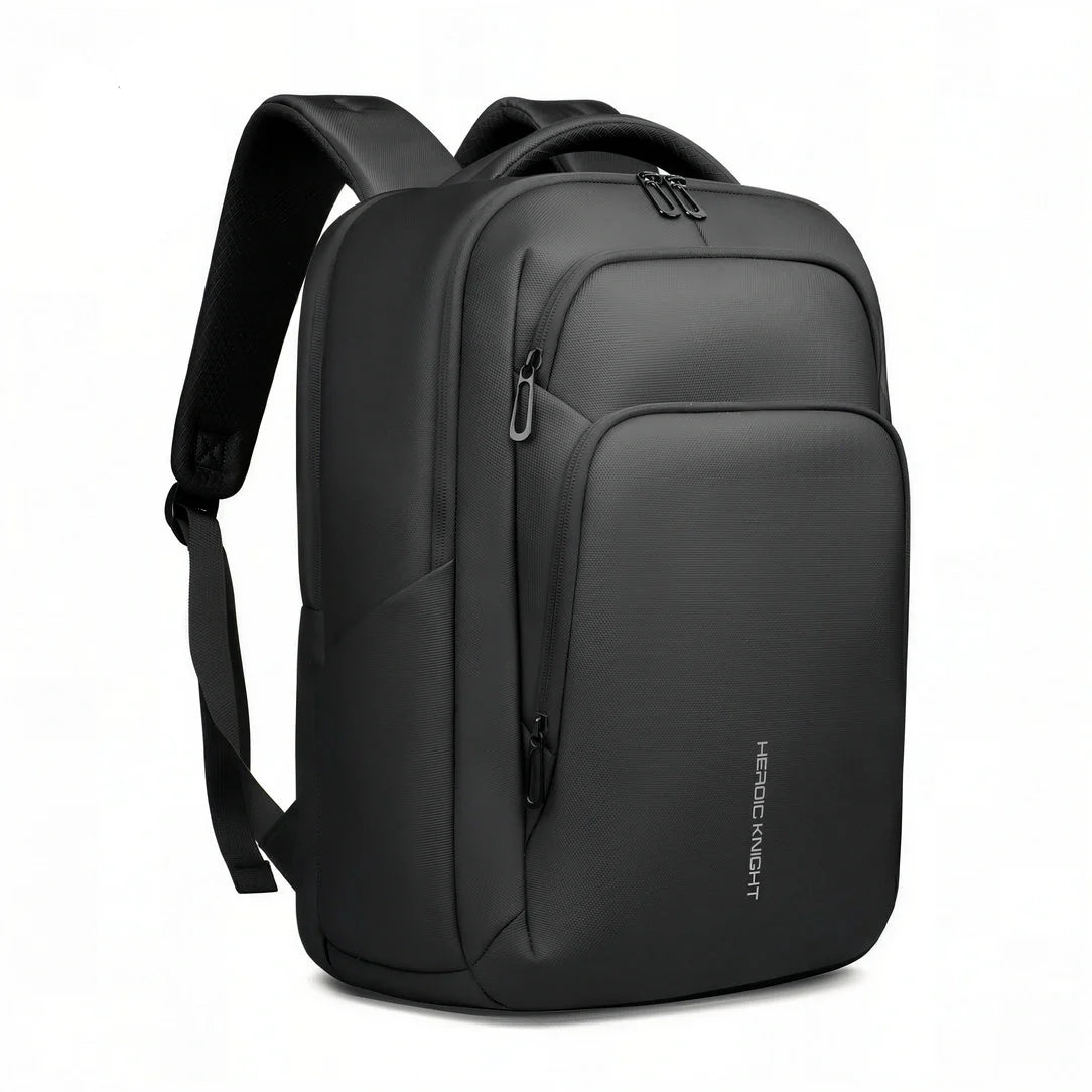 Sac à dos urbain multifonction 17 pouces Heroic HK noir avec compartiments et sangles ajustables