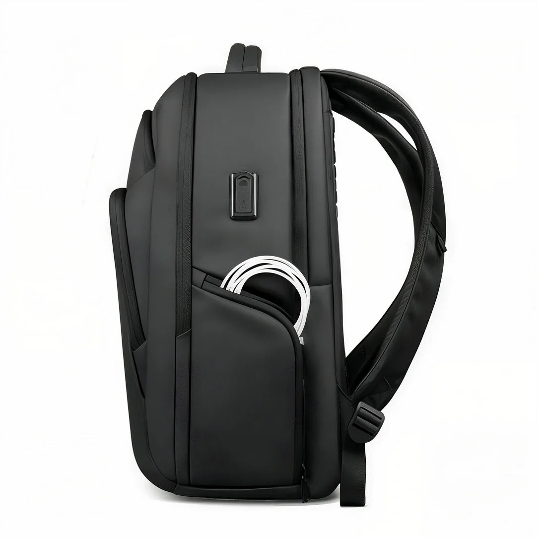 Sac à dos urbain multifonction 17 pouces Heroic HK noir en nylon durable