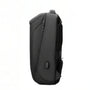 Sac à dos UrbanCore X noir anti-vol avec compartiment zippé et port USB externe