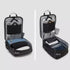 Sac à dos valise cabine noir avec compartiments pour électronique et vêtements, 15cm ou 25cm profondeur