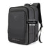 Sac à dos valise cabine noir extensible avec port de charge USB pour ordinateur