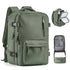 Sac à dos voyage femme vert olive multi compartiments pour femme
