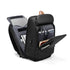 Sac à dos voyage ordinateur noir avec plusieurs compartiments et poche pour ordinateur portable
