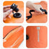 Sac à dos waterproof avec sac orange étanche, valve à vis et poignée de transport