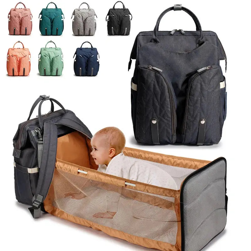 Sac à langer sac à dos lit