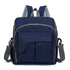 Sac à langer pour bébé en bleu marine avec sac à dos multifonction et bretelles