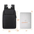 Sac business femme noir avec compartiment pour ordinateur portable 15.6 pouces