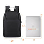 Sac business femme noir avec compartiment pour ordinateur portable 15.6 pouces