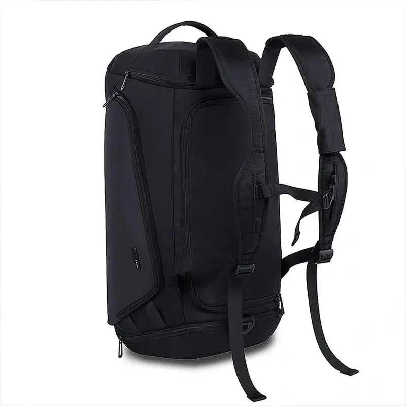 Sac de sport sac à dos noir avec bretelles de sac à dos, pratique et tendance