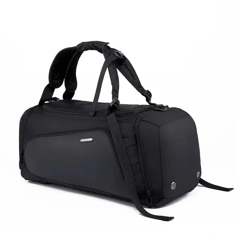 Sac de sport sac à dos noir avec bretelles de sac à dos pour un style pratique