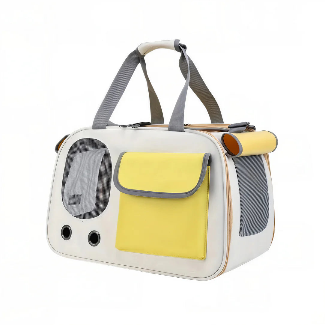 Sac de transport à main pour chat - Felinity 2 Jaune sac
