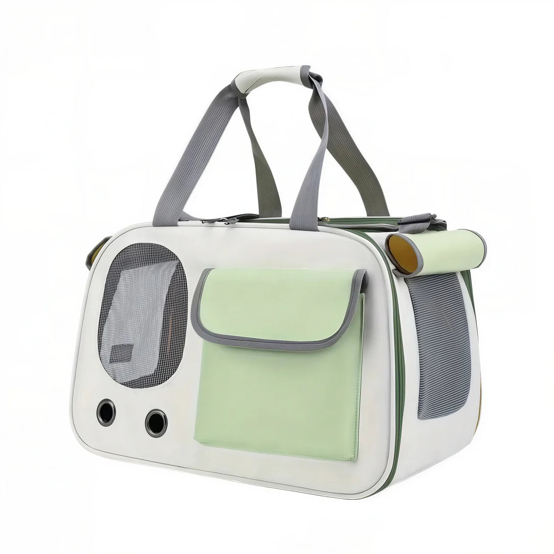 Sac de transport à main pour chat - Felinity 1 Vert sac